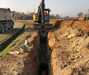 Costruzione fognature