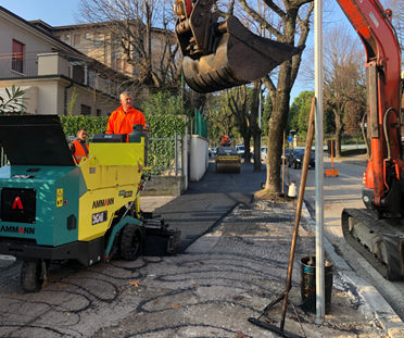 Costruzione piste ciclabili