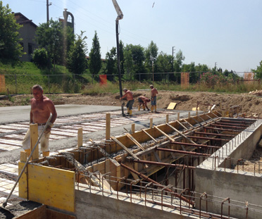 Fondazioni capannone prefabbricato