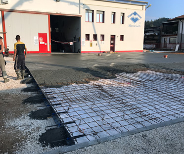 Pavimenti in cemento